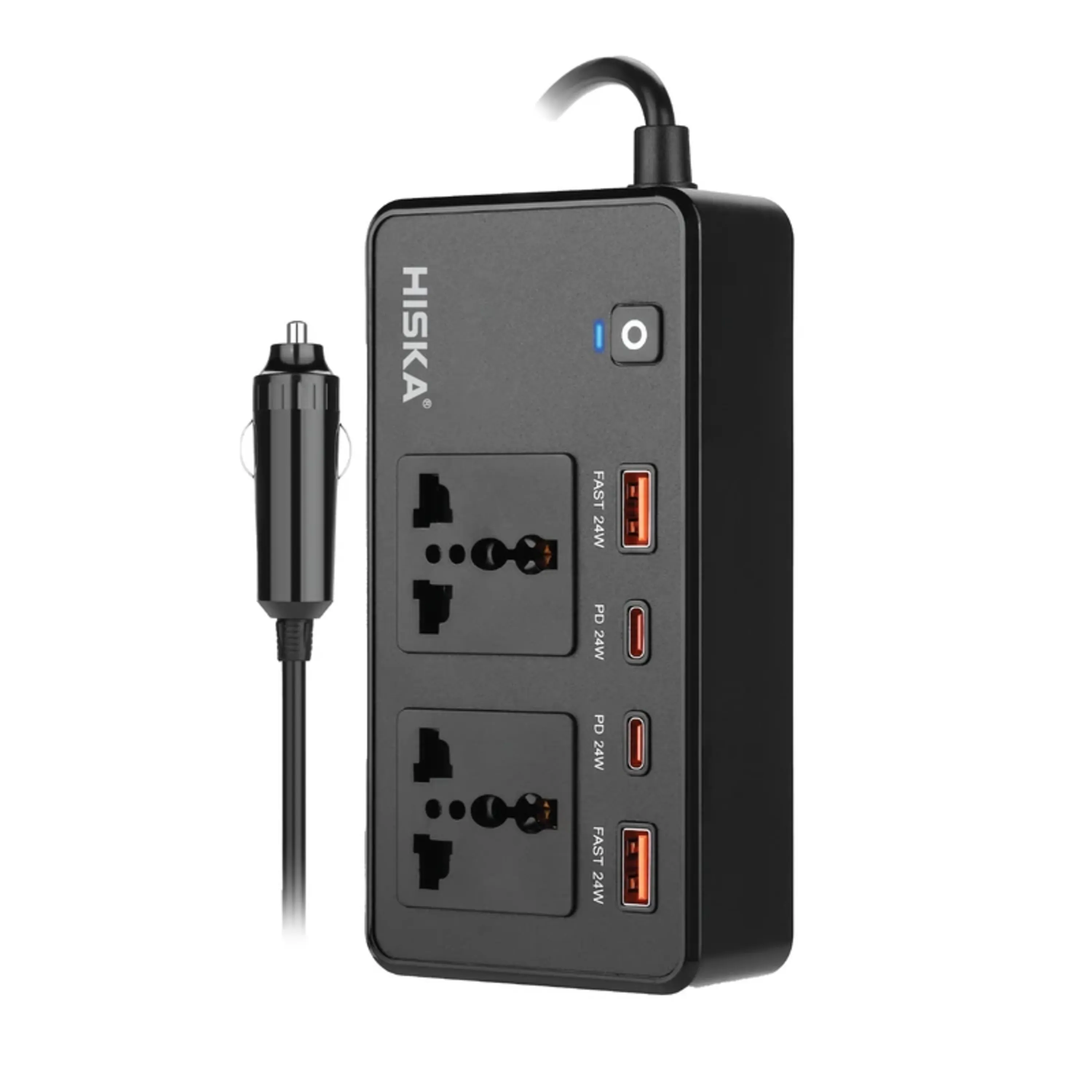 اینورتر 12 به 220 ولت HISKA 200W H-CH5519